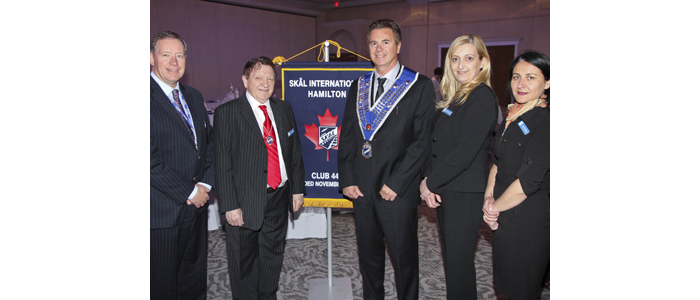 SKAL Hamilton/Toronto joint dinner meeting with guest speaker Frank McKeown