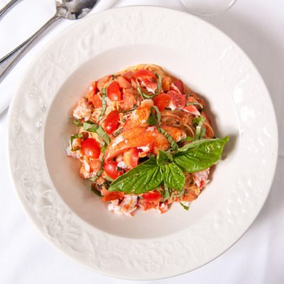 Capelli d'Angelo con Salsa  di Aragosta (Angel hair pasta with lobster)