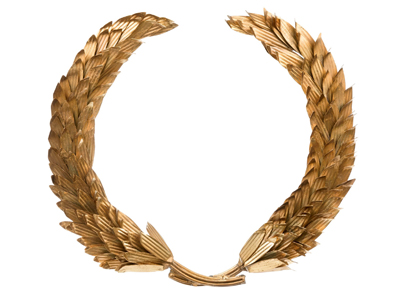 Gilded wreath