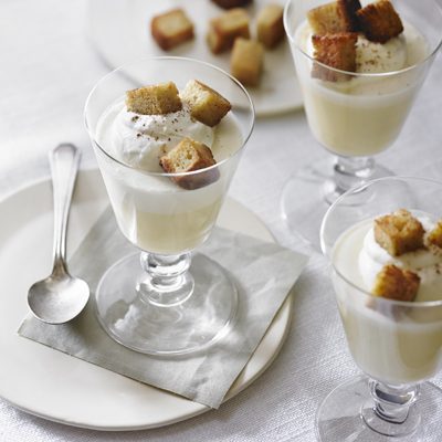 Eggnog Panna Cotta