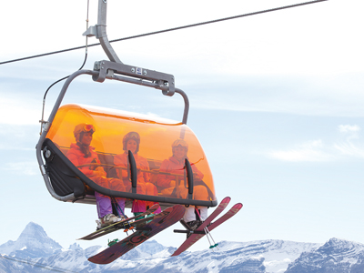 Sunshine Village launches first heated ski lift in Canada