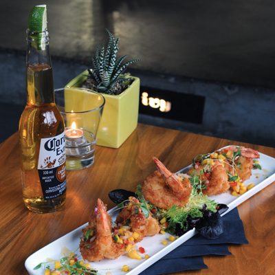 Coconut Shrimp & Mango Lime Salsa