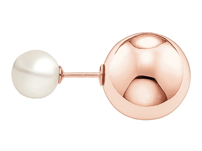 SHOP BLUSH: Rose Gold Double Stud Earrings