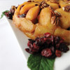 Pecan Cranberry  Tarte Tatin