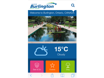 New app from Tourism Burlington