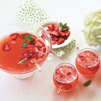 Sparkling Strawberry Punch