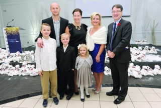 Nathan, James, Jacob, Kristina and Juliana Zietsma, Christina Marineau and Dave Prowten