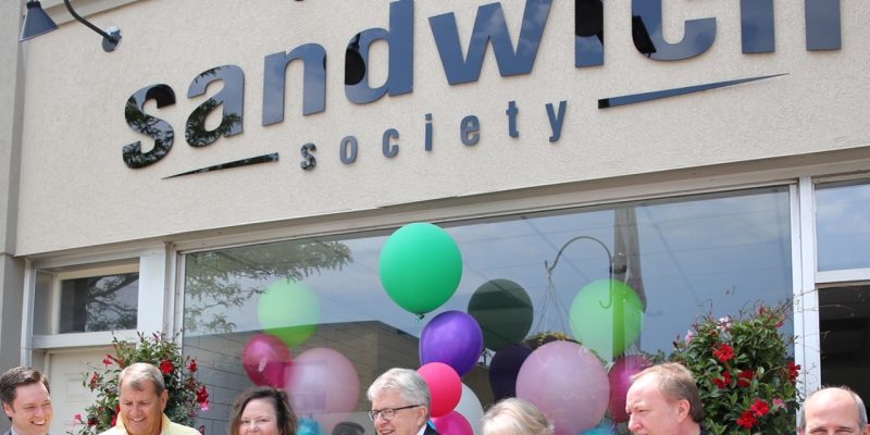 Sandwich Society grand opening on Kerr Street, Oakville.