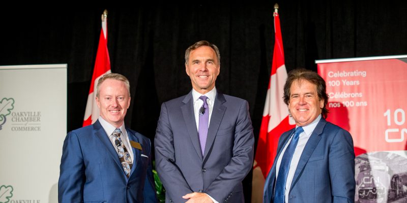 Canada’s Minister of Finance hosted by the Oakville Chamber of Commerce at the Holiday Inn Oakville Centre